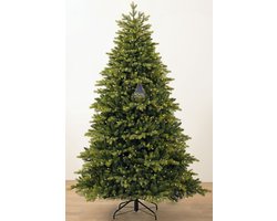 Royal Christmas - Kunstkerstboom met Verlichting - Classic Spruce - 210 cm - PE/PVC - met 500 warm LED-Lampjes - Groen