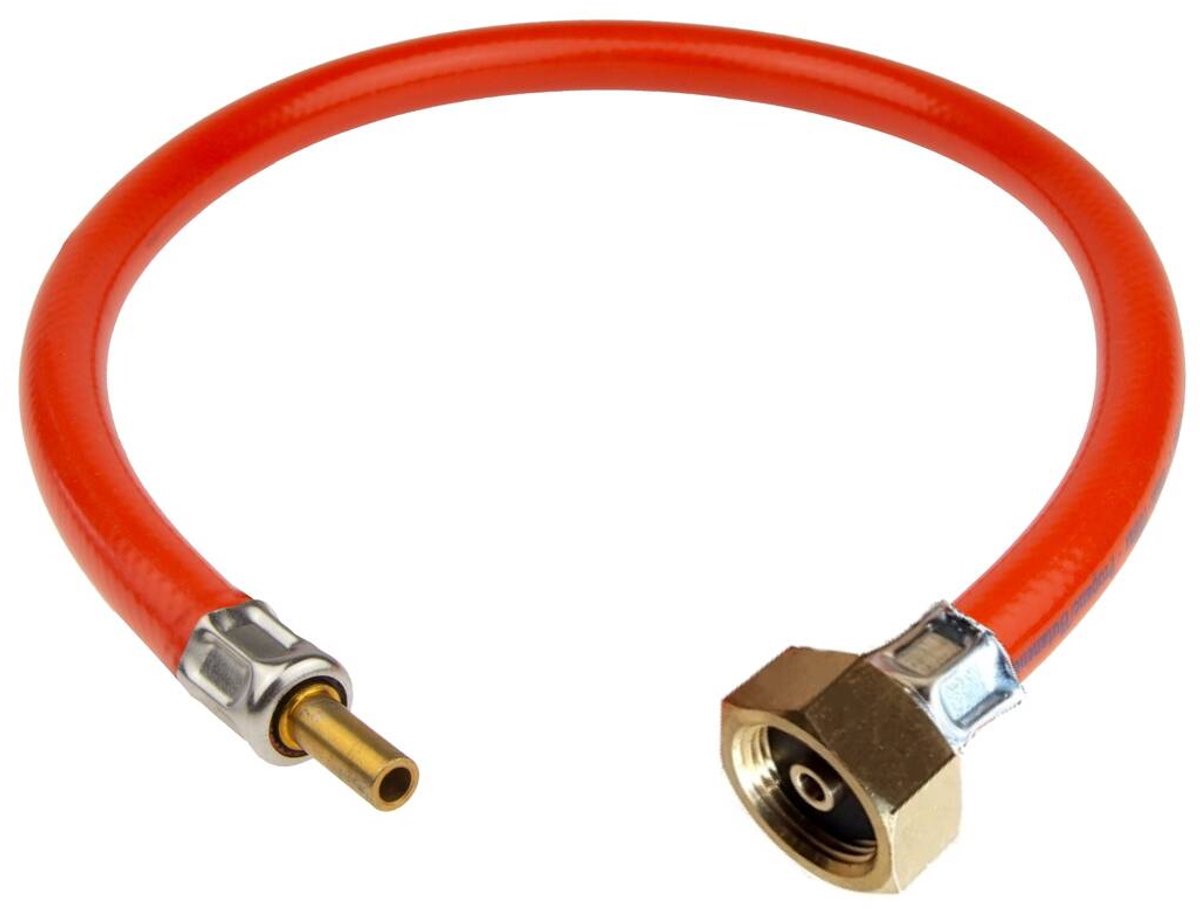 Gasslang 8 - 10 mm insteek x 1/2 duims - 100 cm - 1 meter