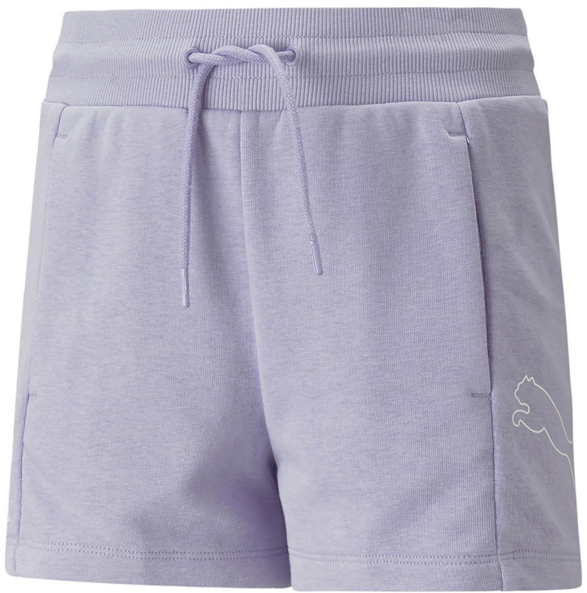 Puma Power High Korte Broek 4-5 Years Meisjes Vivid Violet