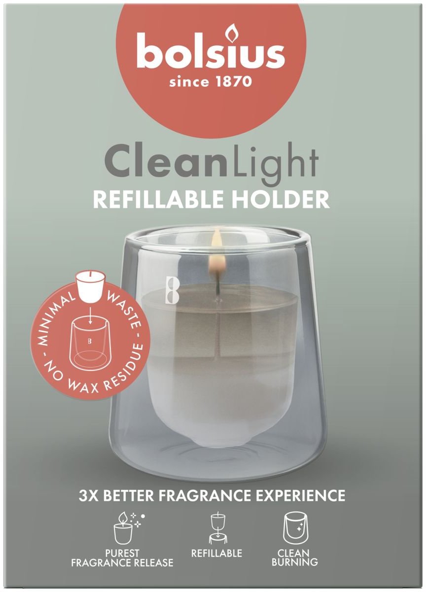 Kaars | Bolsius | Starterkit Clean Light Cypress & Amber | Giftset | Gift set | Kerstmis | Cadeau | Moederdag | Moeder | Home | Living | Kado | Cadeauset | Oma | Kaarsen | Decoratie | Interieur | Inrichting | Wax | Sfeer | Gezellig | Luxe | Chique – foto 3