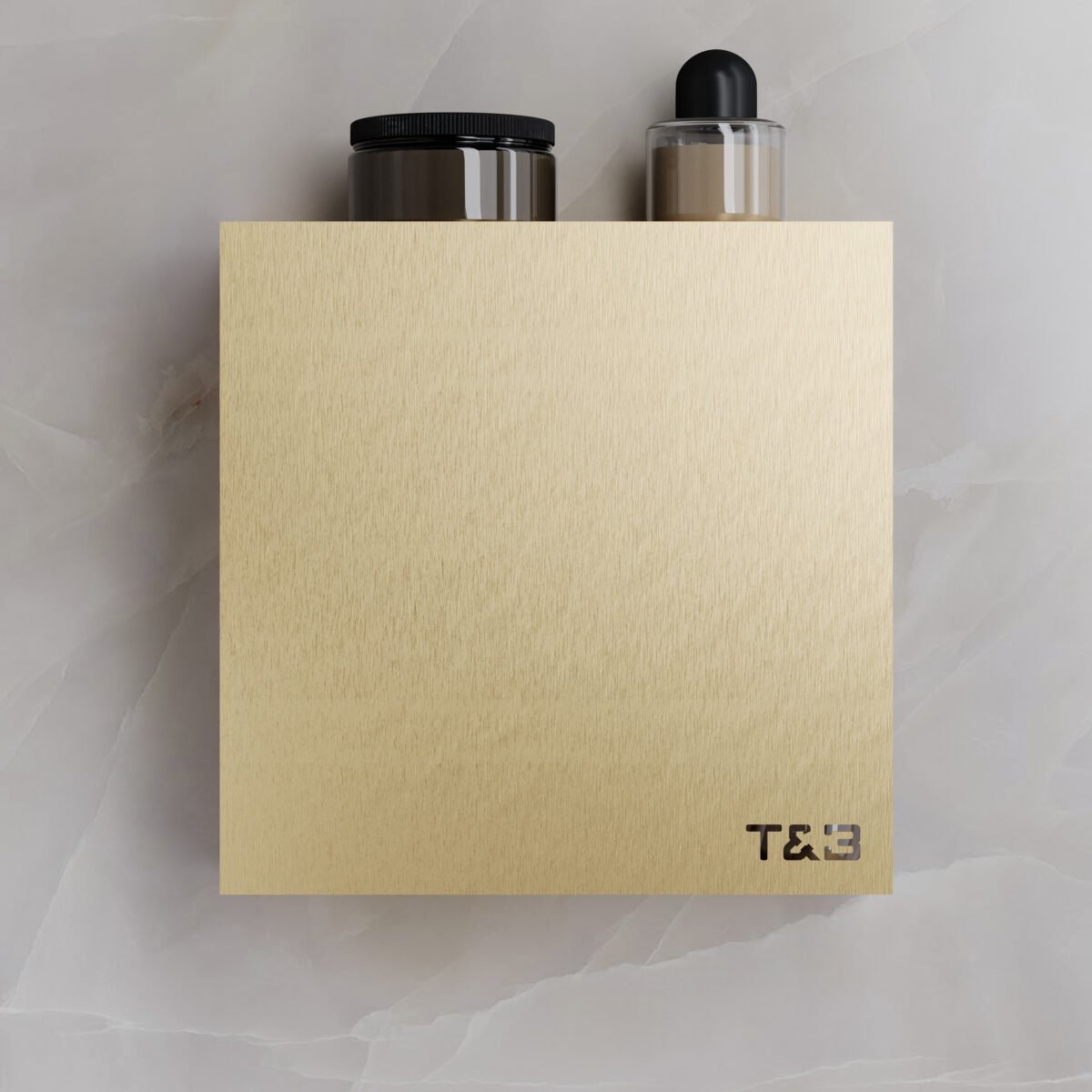 Nortiq T&B badkamerwandplank – T3 – geborsteld goud