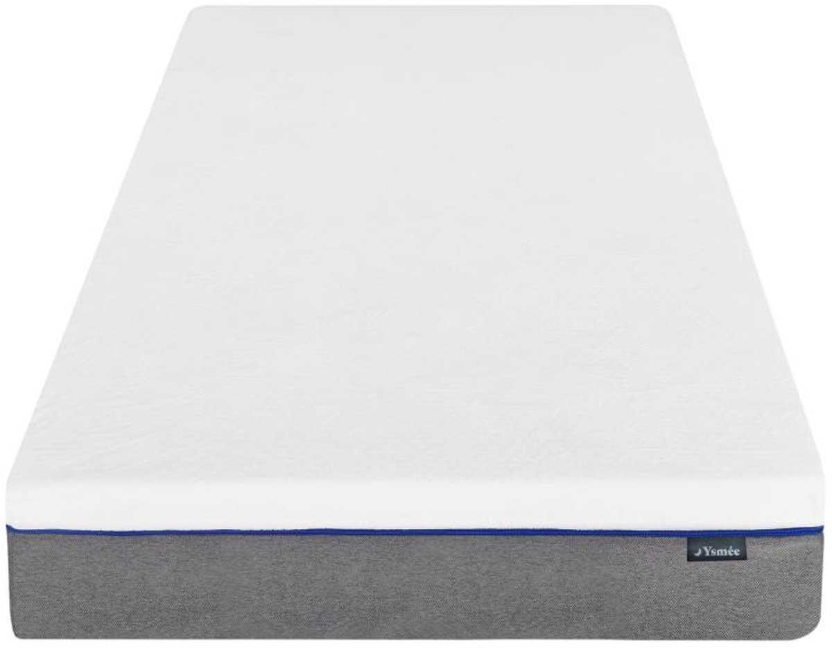 Vente-unique Matras met vormgeheugen POSEIDON van YSMÉE - 70 x 190 cm L 190 cm x H 20 cm x D 70 cm Wit