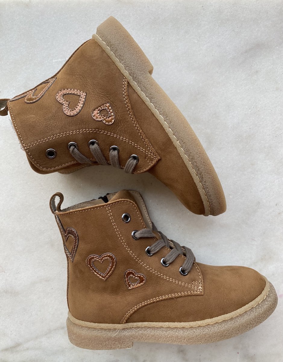 Lunella meisjesbottine cognac maat 28