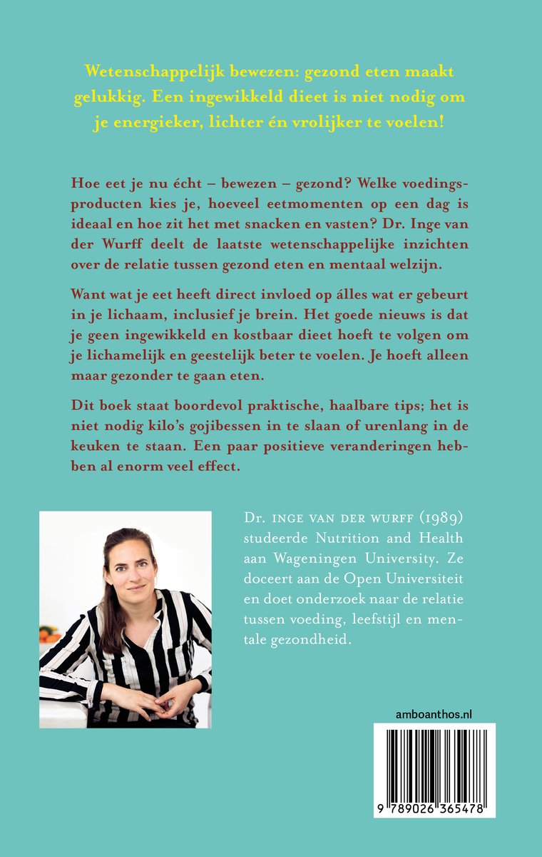 Eet jezelf gelukkig - back cover