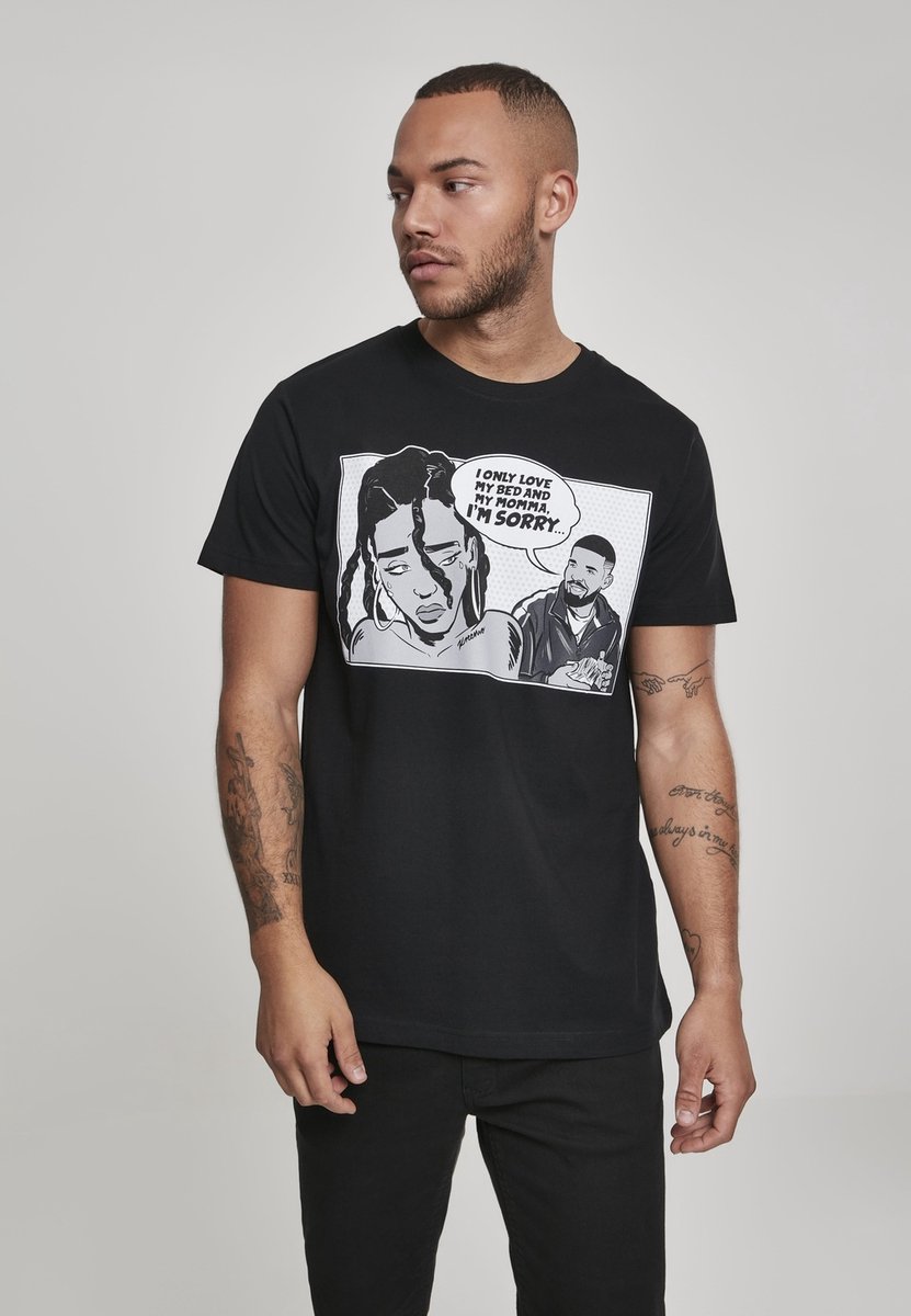 Mister Tee T-Shirt Sorry Tee -XXL Zwart