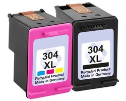 Inktkeuze 304XL Zwart + Kleur - Huismerk inktcartridge compatible met HP DeskJet 2620 / DeskJet 2620 / DeskJet 2621 / DeskJet 2622 / DeskJet 2623 / DeskJet…