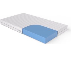 Deluxe Topper Koudschuim 120x200 - Hybride 12cm dik - Bamboo Tijk