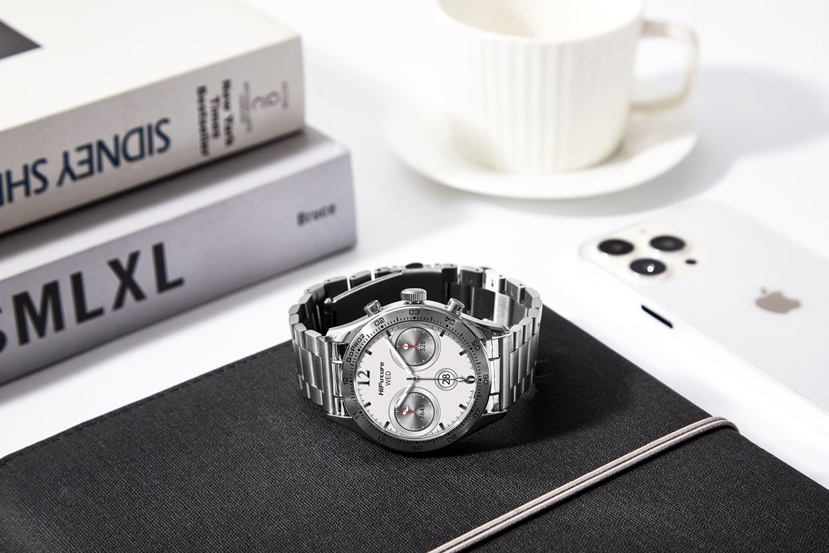 HiFuture Go pro 2 - Smartwatch - Zilver - Luxus edelstaal -