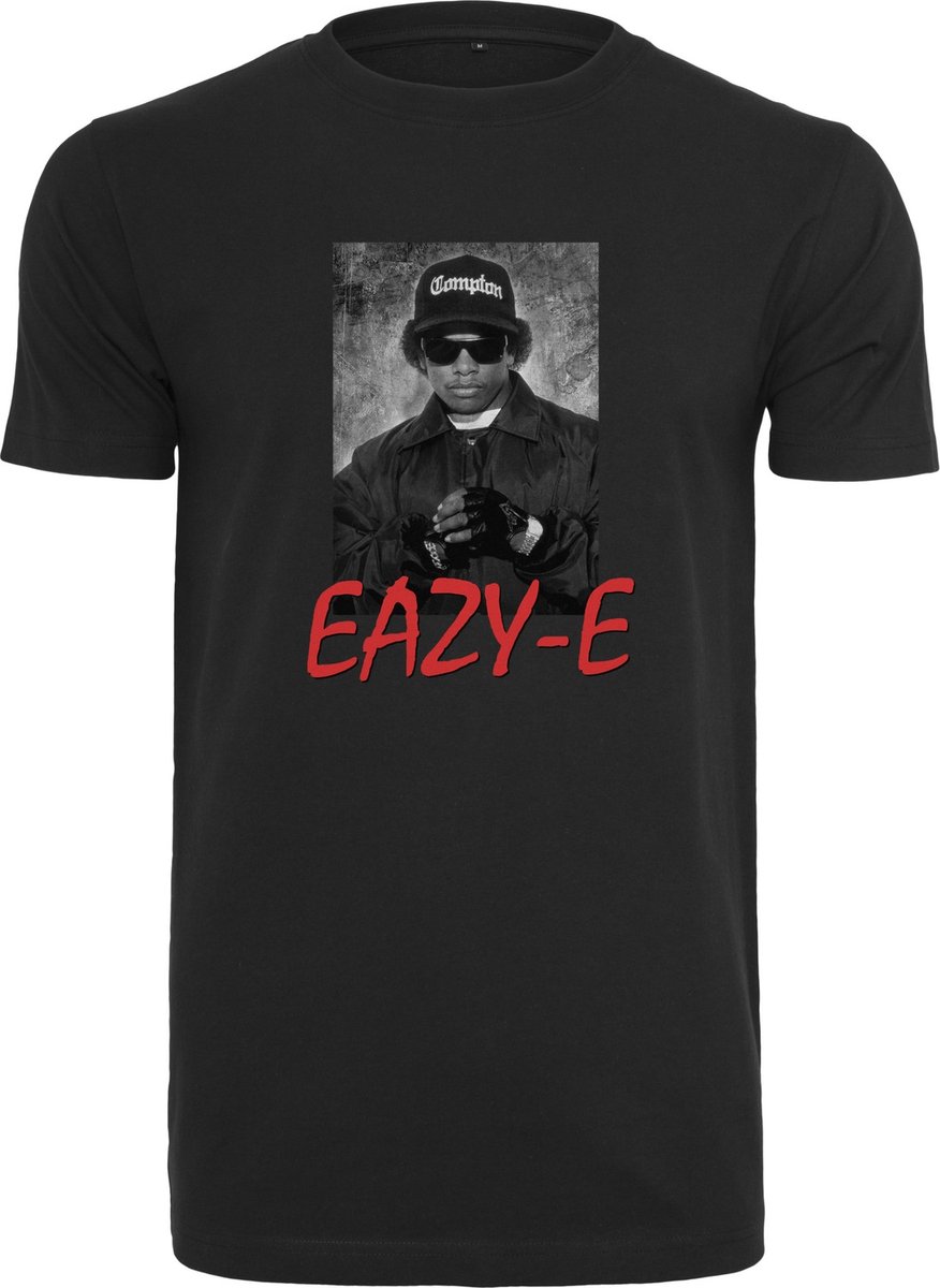 Mister Tee Eazy E Logo Heren T-shirt S Zwart