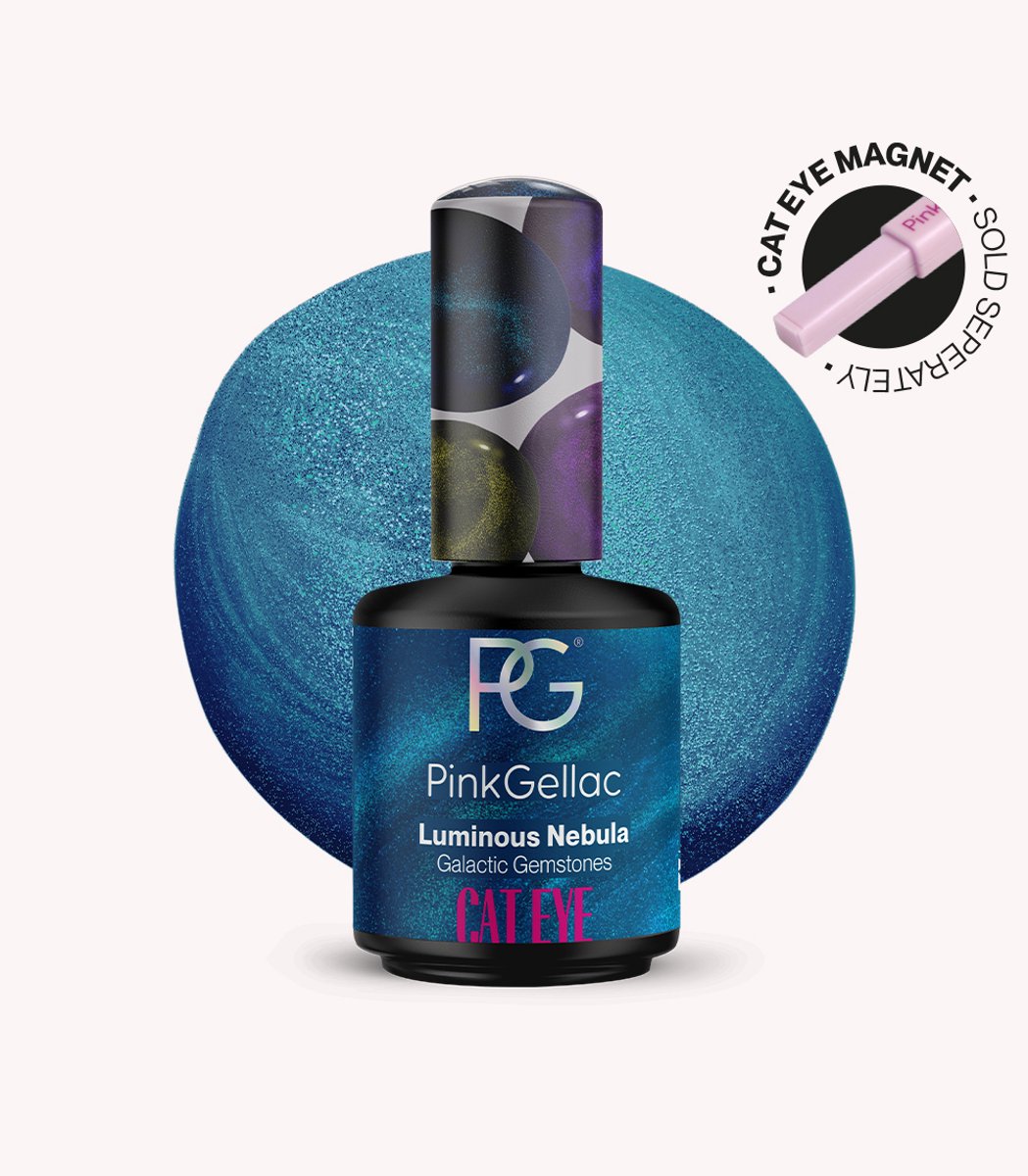 Pink Gellac - Cat Eye Luminous Nebula - Gel Nagellak - Effect Gellak - 15ml