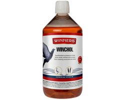 Belgian Winners Winchol 1L - Aanvullend supplement voor reisduiven en sierduiven. Ondersteunt de stofwisseling, bevordert een gezond vederkleed en werkt zuiverend. Ondersteunt de duiven tijdens rui, kweek en vluchten.