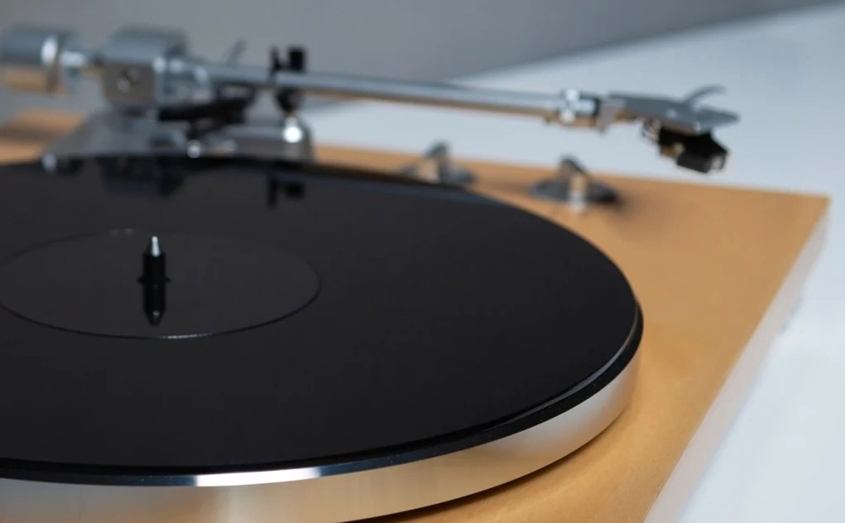 Winyl | W-Mat Acryl Zwart | Platenspeler mat | 3mm dik | rond 295mm