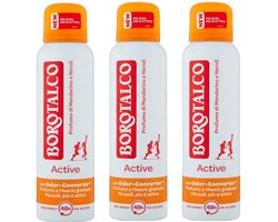 Borotalco Deo Spray - Active Mandarin & Neroli - 3 x 150 ml