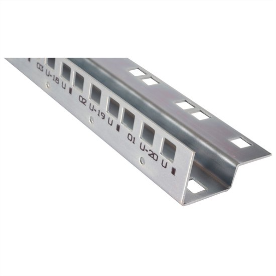 Rails profilés ROLINE 19 pouces 20 HE, pour boîtier mural outdoor Pro