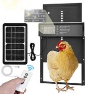 Daromigo Automatische Hühnerklappe Solar, Aluminum Hühnerklappe mit