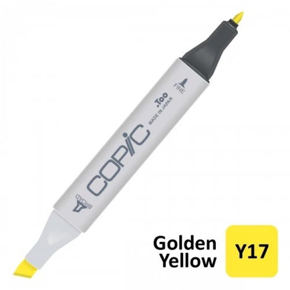 COPIC CIAO MARKER Y17 GOLDEN YELLOW