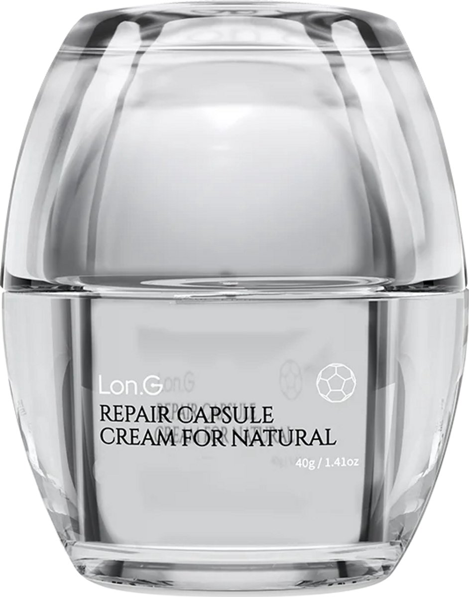 Lon.G Repair Skinback Capsule Cream for Glowing Skin– Anti-Aging Korean Skincare met Fullerenen & Sheabutter – 40 g