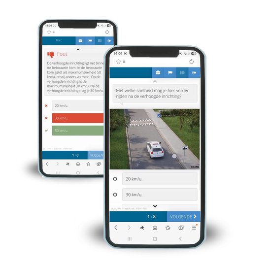Auto Theorieboek België 2026 Rijbewijs B met 3 maanden onbeperkt toegang tot Online Oefenvragen - De Theorieboer