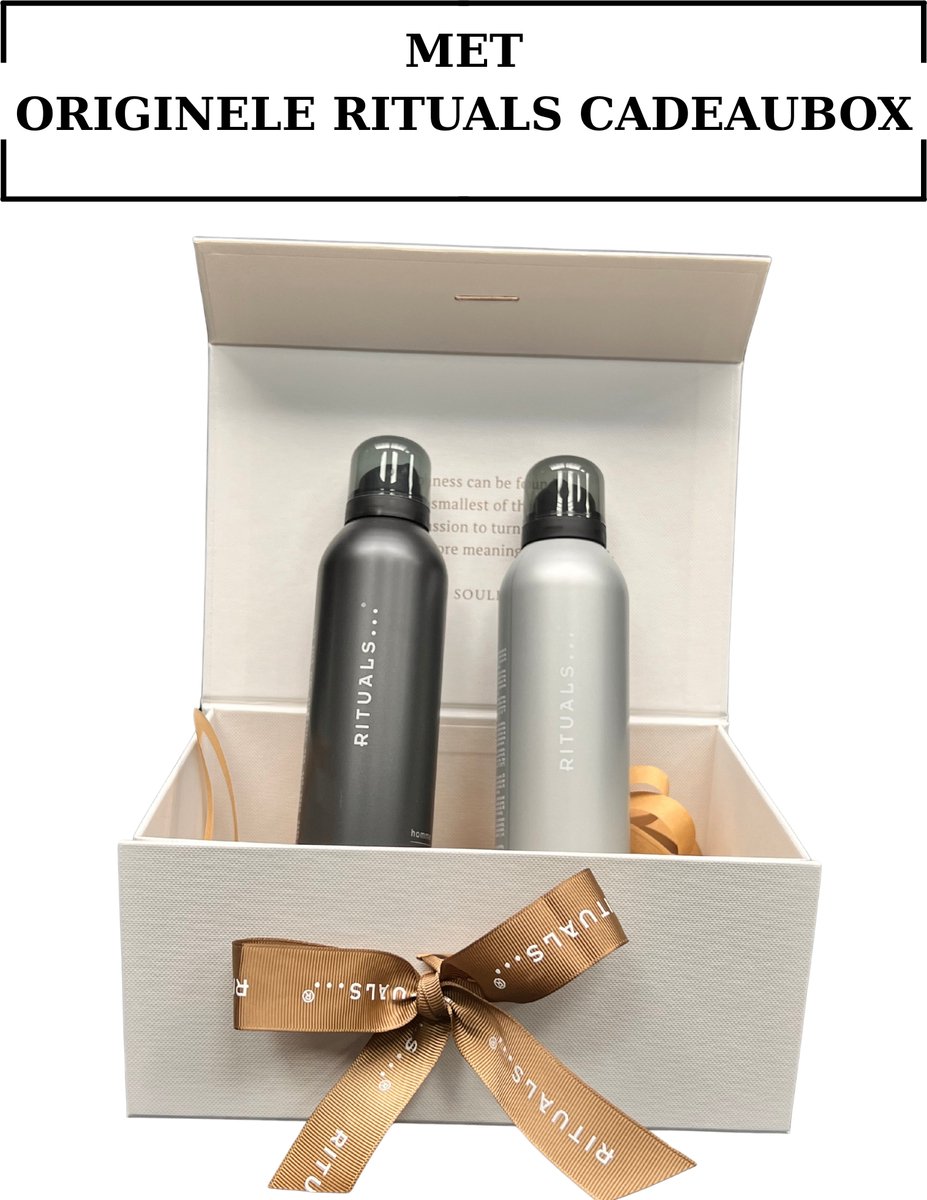 Rituals - Sport + Homme - Geschenkset - Sport Shower Gel 200 ml - Homme Shower Gel 200 ml - Originele RITUALS Cadeaubox