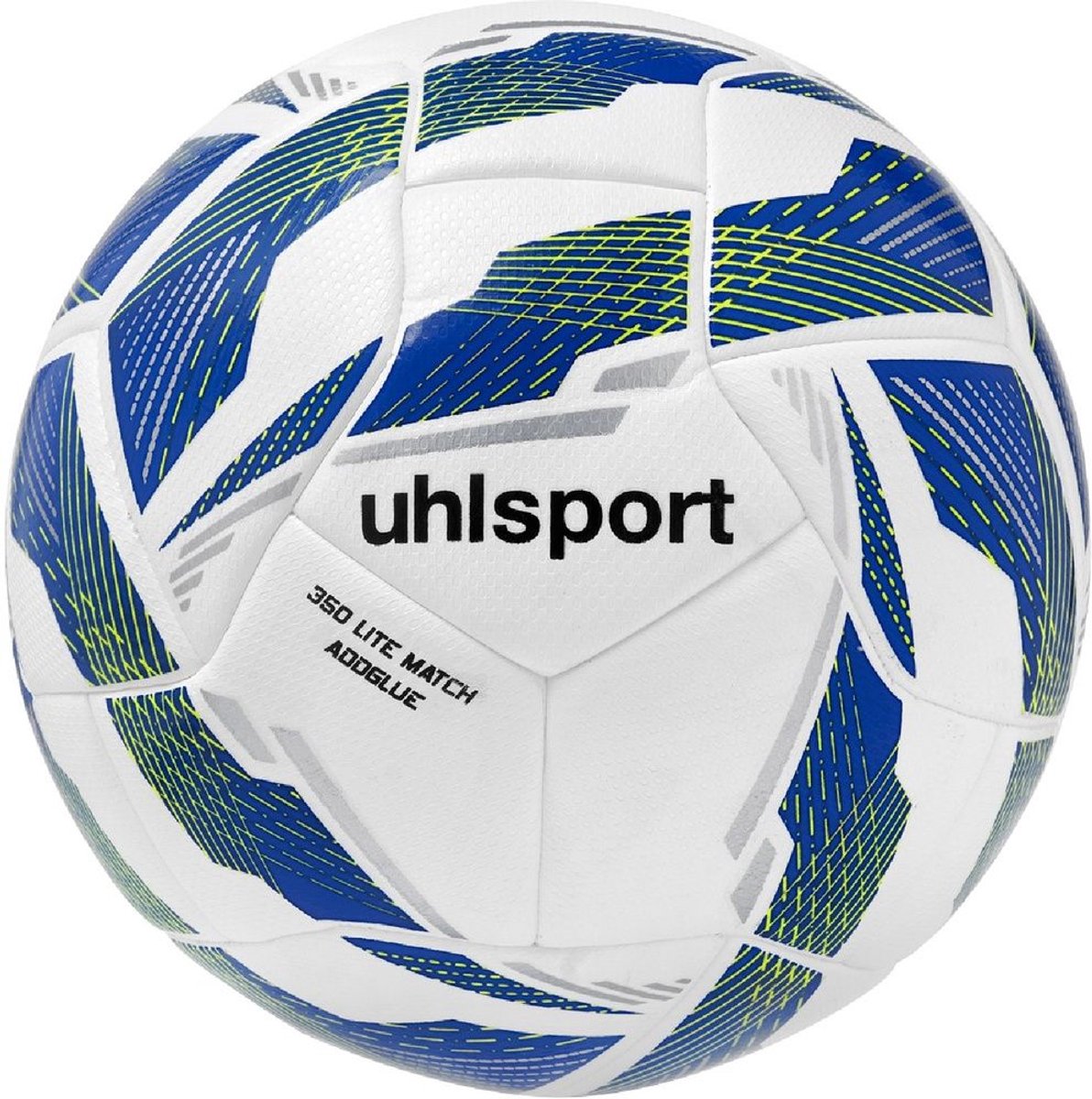Uhlsport Kinder Fußball 350 Lite Match Addglue 1001769 Weiß/Royal/Fluo Gelb-4
