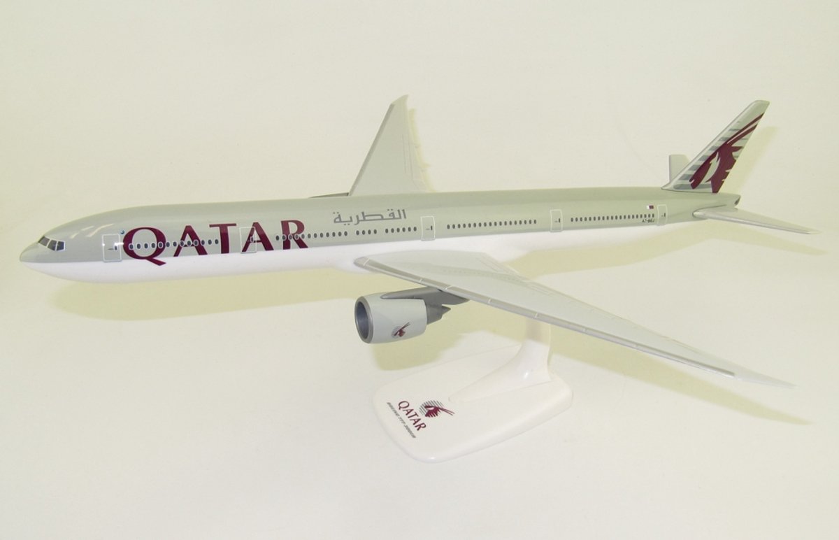 PPC Qatar Airways Boeing 777-300ER - Schaalmodel vliegtuig 1:200 - 36,9cm