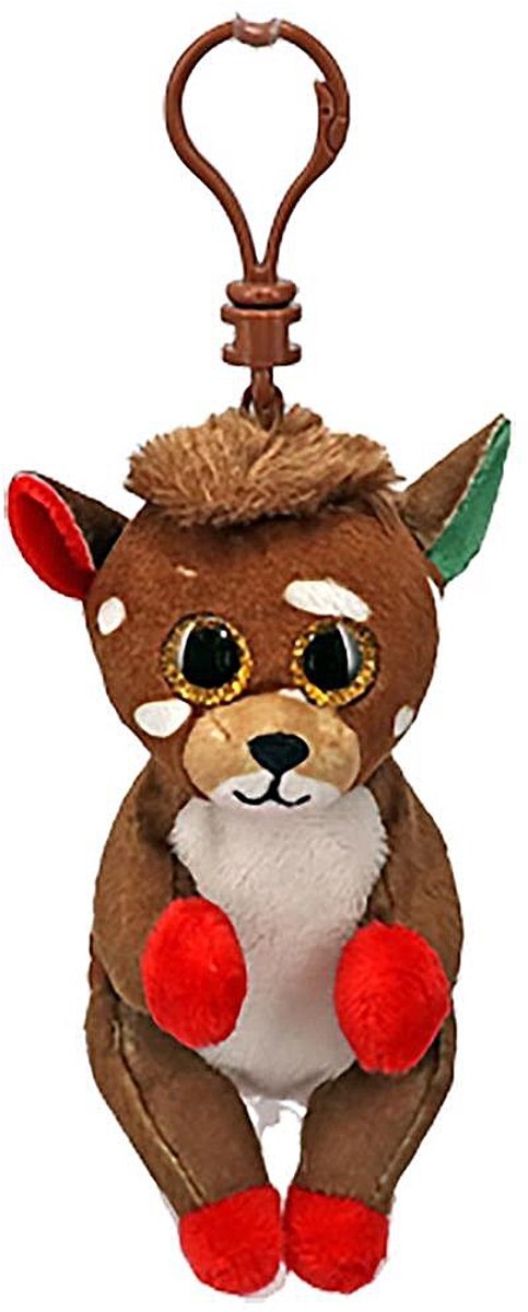 TY Beanie Boos Clip Knuffel Rendier Juno 7 cm