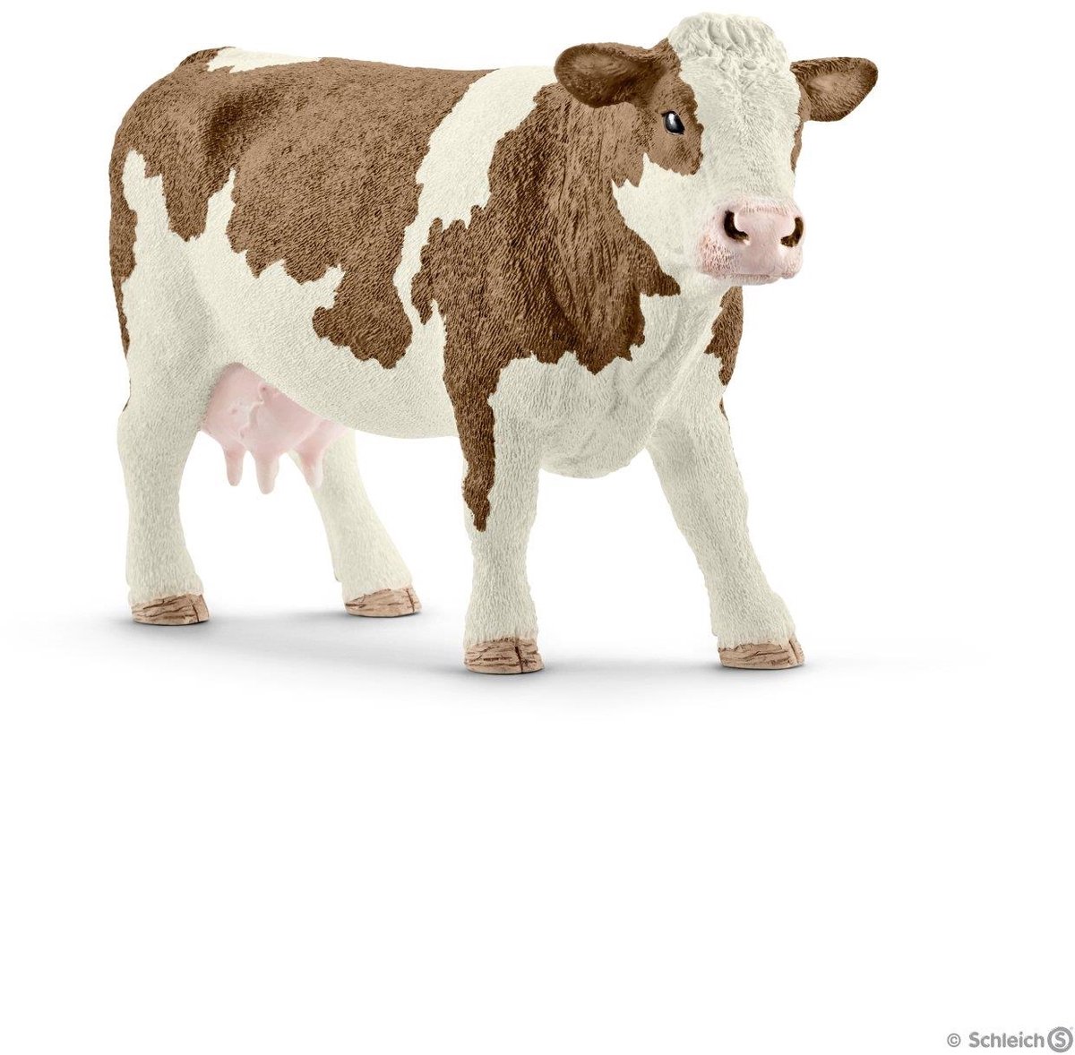schleich FARM WORLD - Gevlekt vee - koe - Speelfiguur - Kinderspeelgoed voor Jongens en Meisjes - 3 tot 8 jaar - 13801 — afbeelding 2