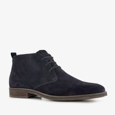Chaussures à lacets en cuir bleu pour homme Van Beer - Pointure 40