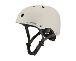 LUVION® Fietshelm Urban Sand - Fietshelm Kind - Beige - Maat M - 53-55cm