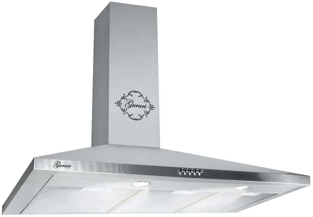 Afzuigkap - Gurari - GCH C 147 IS 70 N - Afzuigkap 70 cm - 1000 m³/u - Wandafzuigkap - RVS