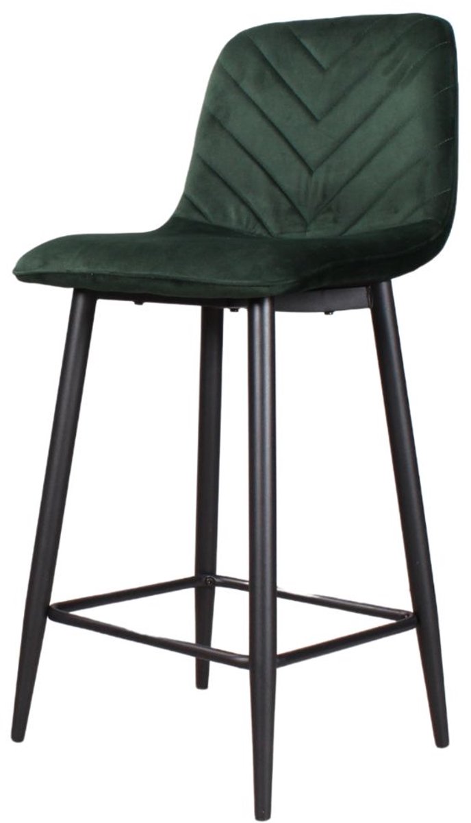 DS4U - Gaby barkruk velvet 65 cm 2.0 - groen