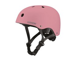 LUVION® Fietshelm Blush Pink - Fietshelm Kind - Roze - Ma...
