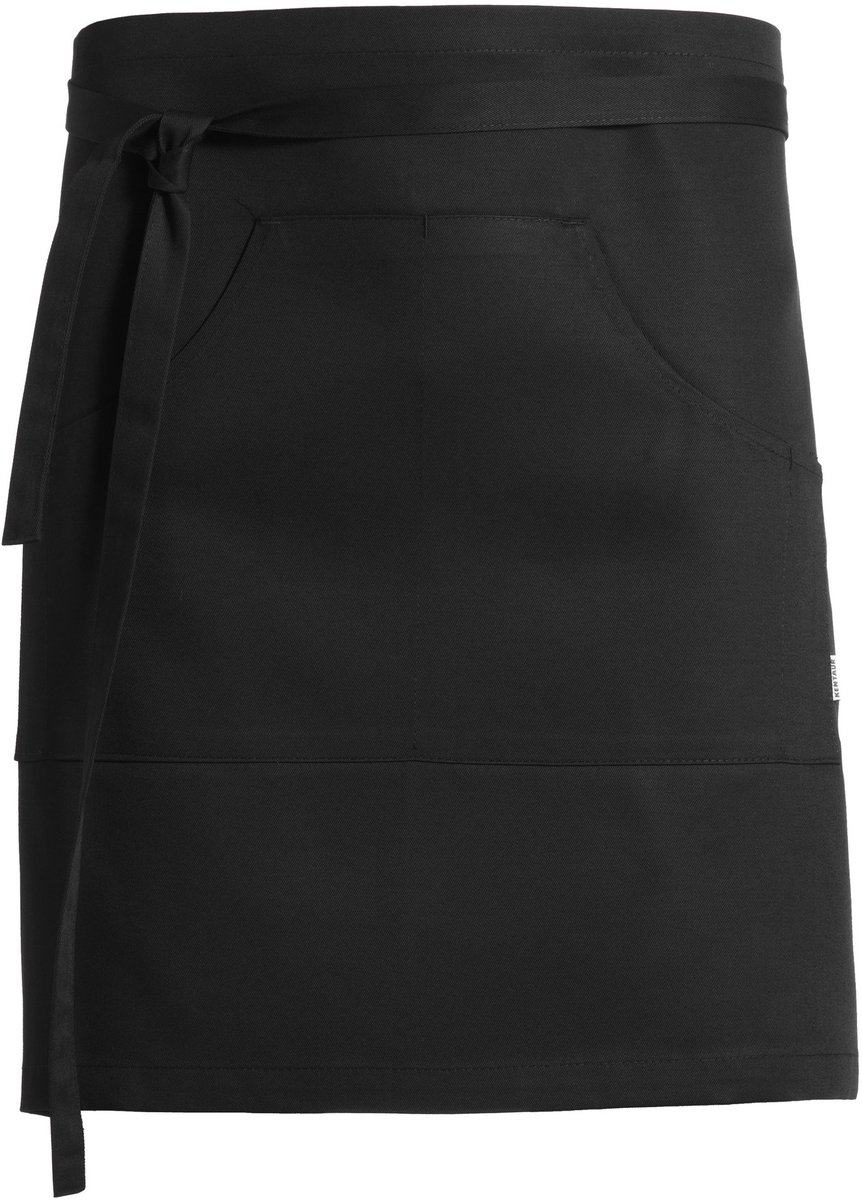 Kentaur Short apron w. pocket 3007-2 - Black - UNI
