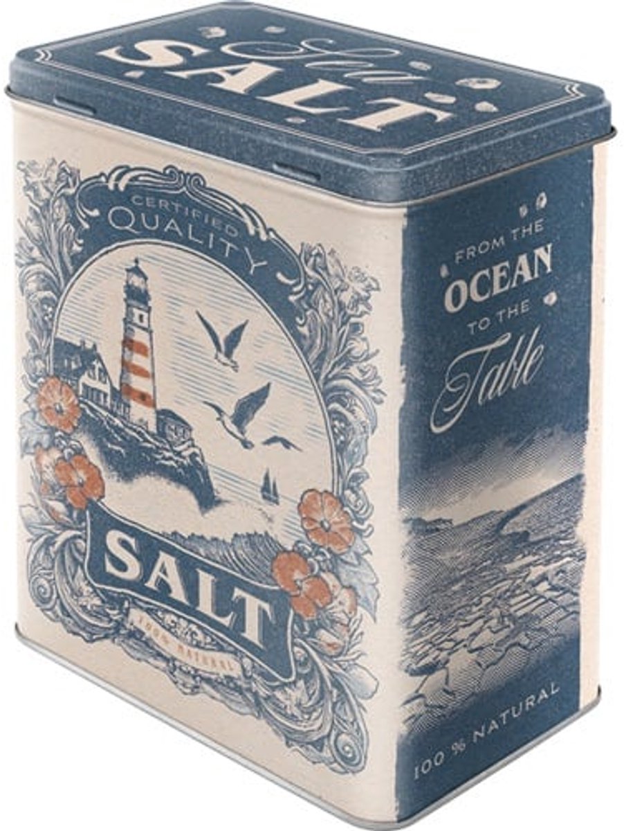 Blik Tin Box L - Sea Salt