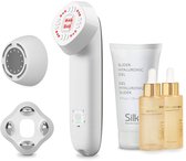Silk'n Huidverjonging Booster Kit - Promo pack: huidverjoningsapparaat gezicht met 2 serums en extra kop - Voor strakke huid met minder rimpels - Gezichtsmassage - Anti-aging LED- en infraroodtechnologie - FaceTite Multiplatform