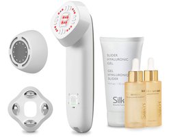 Silk'n Huidverjonging Booster Kit - Promo pack: huidverjoningsapparaat gezicht met 2 serums en extra kop - Voor strakke huid met minder rimpels - Gezichtsmassage - Anti-aging LED- en infraroodtechnologie - FaceTite Multiplatform
