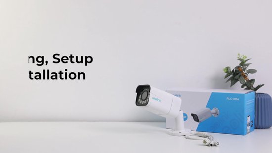 Caméra de sécurité Reolink 4K PoE pour l'extérieur, Zoom optique 5x, détection de personnes/ Véhicules/ Animaux, vision nocturne couleur - Zwart