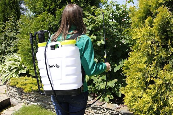 Bradas Rugzak Druksproeier 16 L - Gifspuit - Drukspuit - Vernevelspuit - Onkruidspuit - 60 cm Gebogen Spuitstuk van Merkloos	 — afbeelding 3