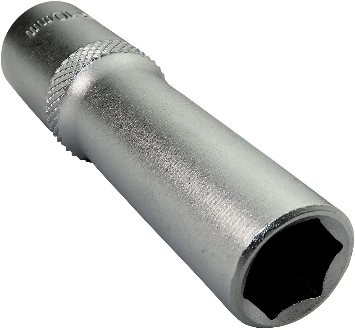 C45178 - Schroevendraaier - Lang - 3/8x10 mm - Hexagonaal - CR-V Staal - Zilver