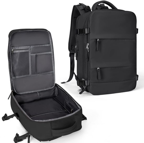 Vacuüm Rugzak Handbagage Vliegtuig met Vacuümpomp - Grote Travel