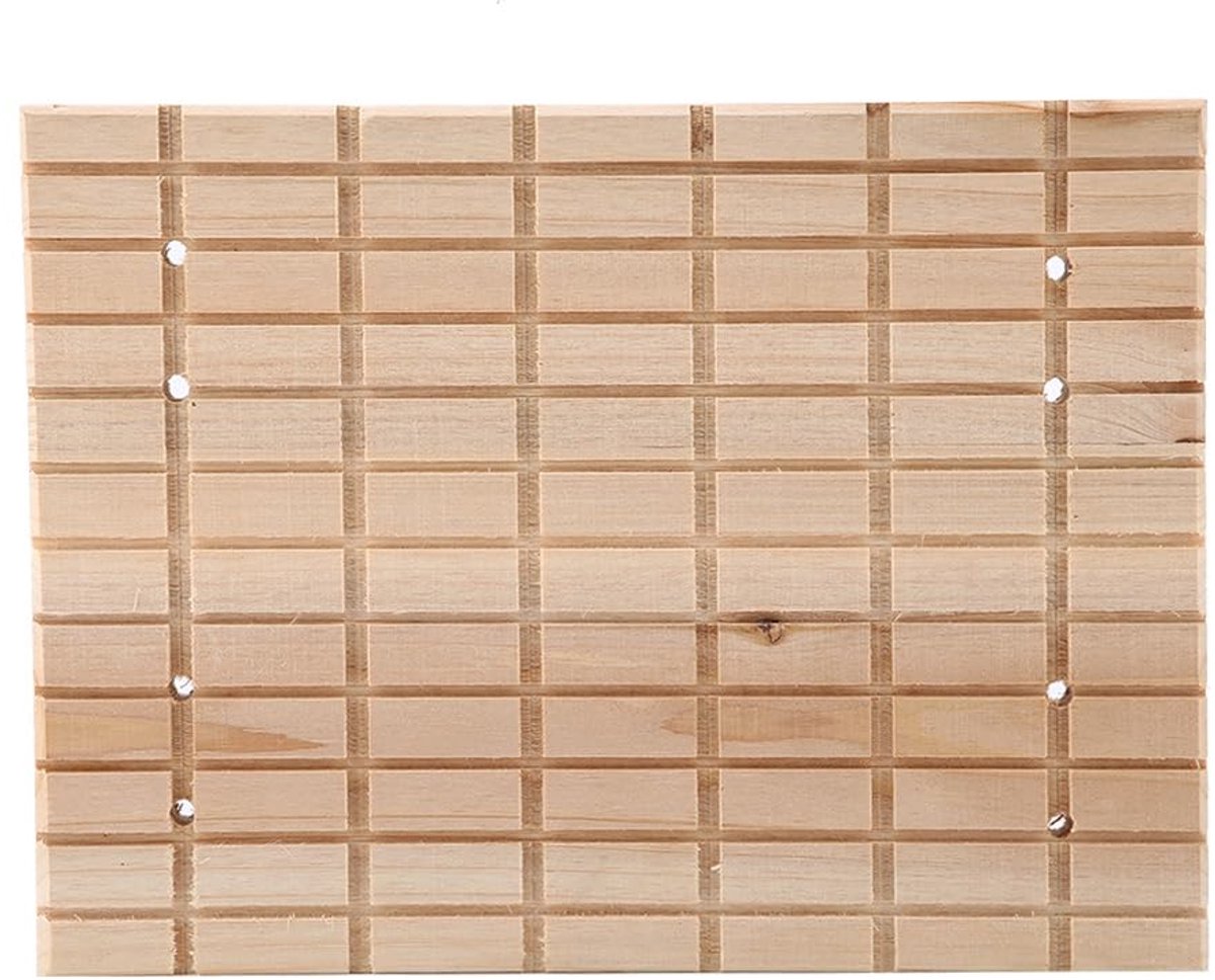 Rabbit Claw Scratching Board Teeth Grinding Wood For Rabbit 27 * 20 * 2 Wooden Claws Scratching Board For Pet Hamster Rabbit Play Toy Cage Decor