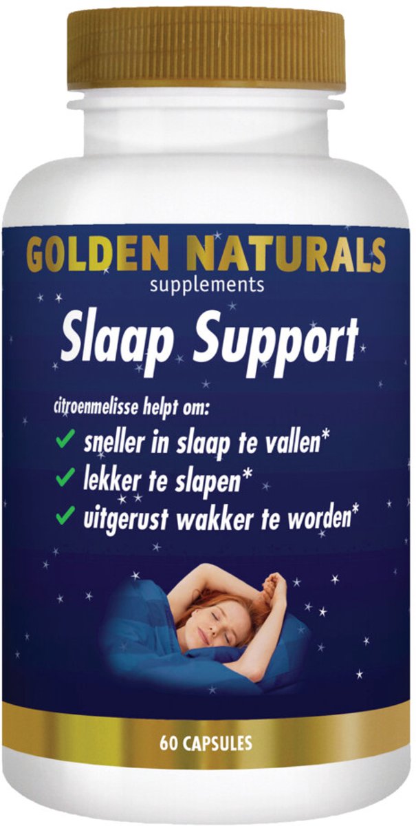 Golden Naturals - Slaap Support - 2 x 60 vegacapsules - Voordeelverpakking