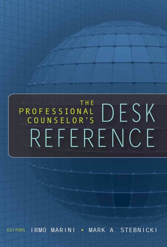 The Professional Counselor's Desk Reference - cover