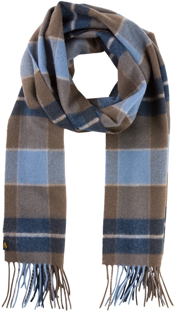camel active Sjaal van zuivere wol - Maat menswear-OS - Steenblauw
