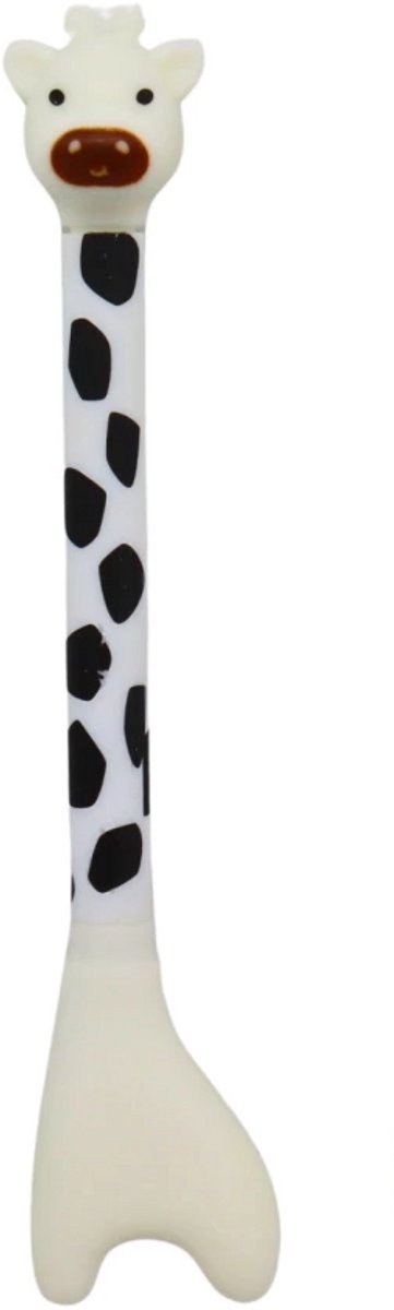 Pen Giraf Wit – Leuke Dieren Balpen voor Kinderen – Schattige Kinderpen in Giraffe Vorm – Cadeau & School