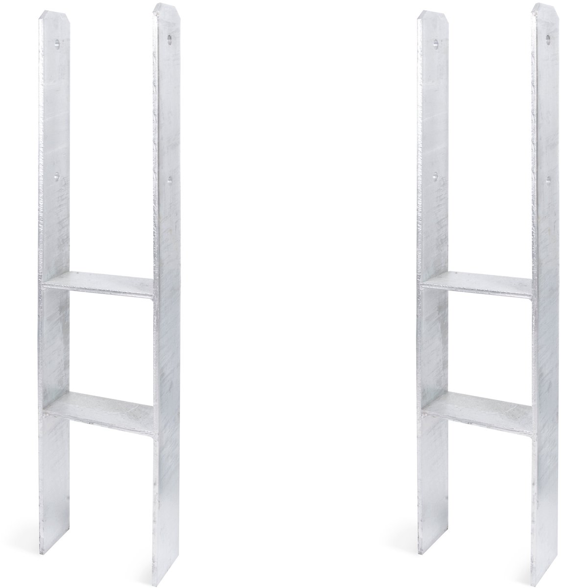 Alberts 2 x H-paaldrager, 161x800 mm, materiaaldikte 8 mm, diepte 60 mm, thermisch verzinkt
