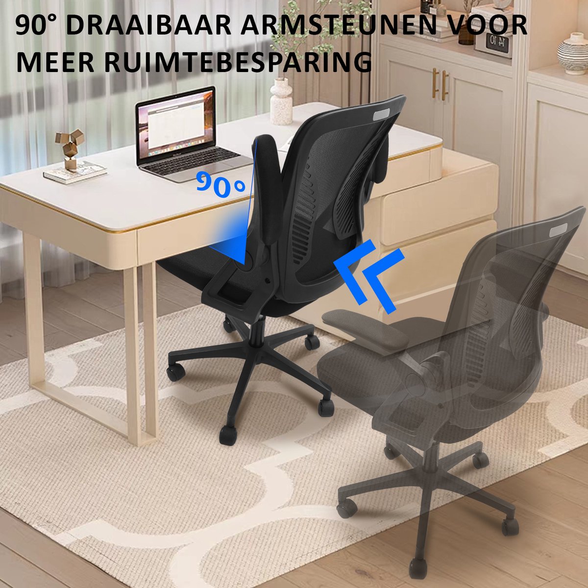 Milacyee Bureaustoel - Ergonomische Bureaustoel - Office - afbeelding 3