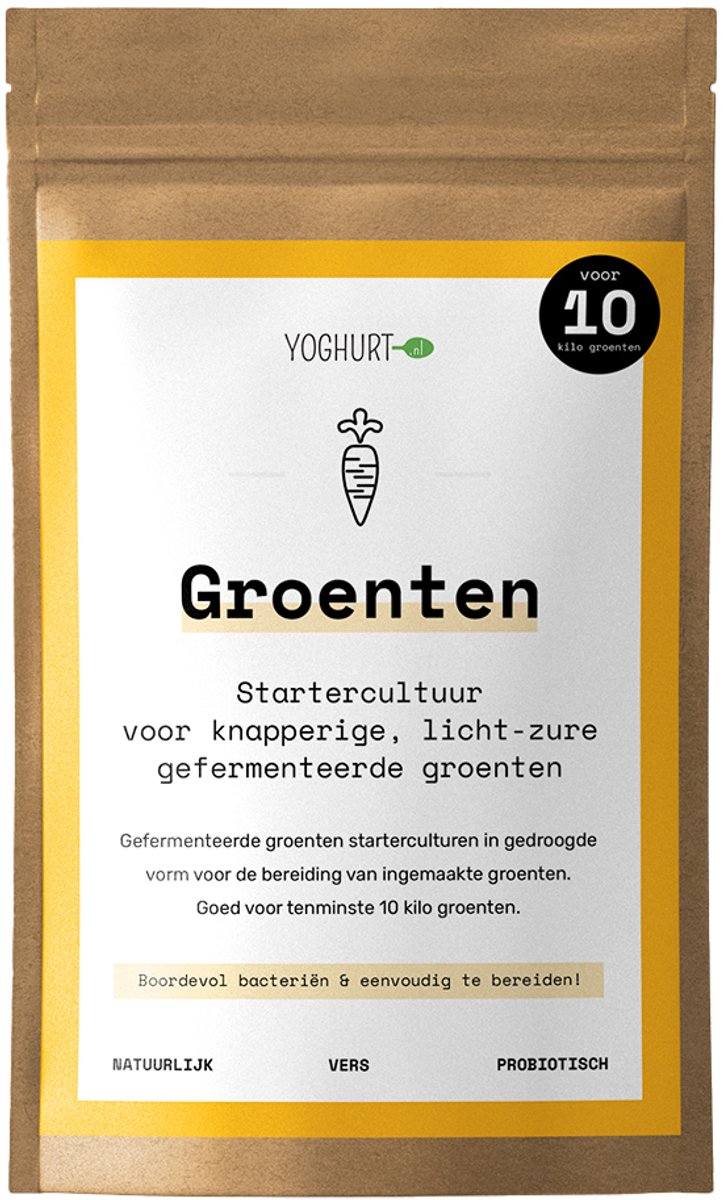 Yoghurt.nl startercultuur gefermenteerde groenten 10 kg