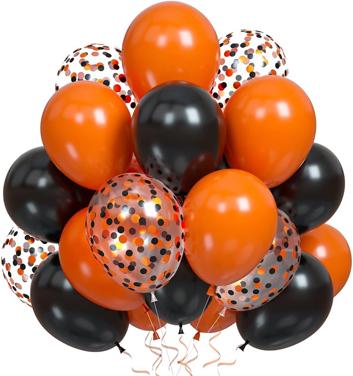 MetallicHeliumBallon-Met-GoudenKonfetti