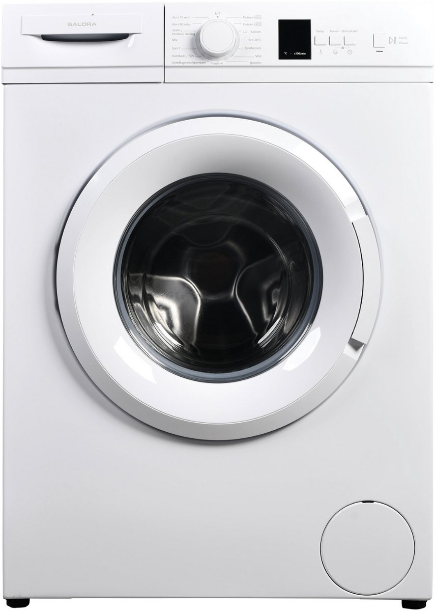 Salora WASH6W - Wasmachine - 6 kg - 1000 RPM - Washing Machine - Wit